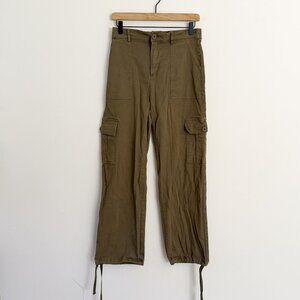 lepuno // olive green cargo pants M